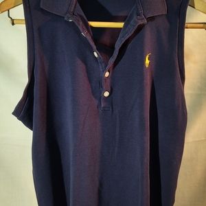 Ralph Lauren Sport Slim Fit Pony Blue Womens Large